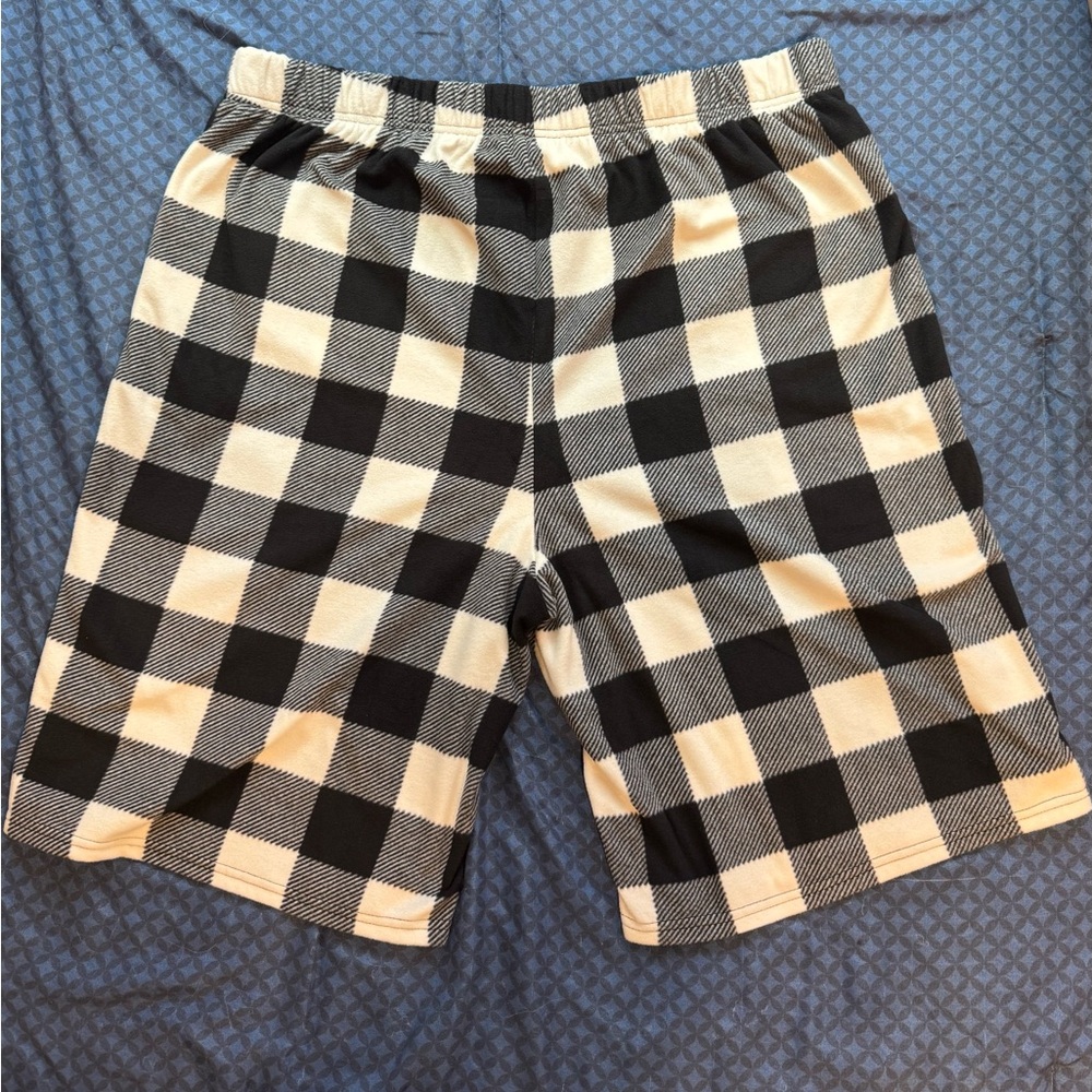 Pajama Checkered Shorts